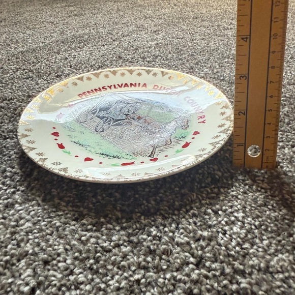 Pennsylvania‎ Dutch Country Souvenir Plate Horse & Buggy Decorative - Picture 5 of 5